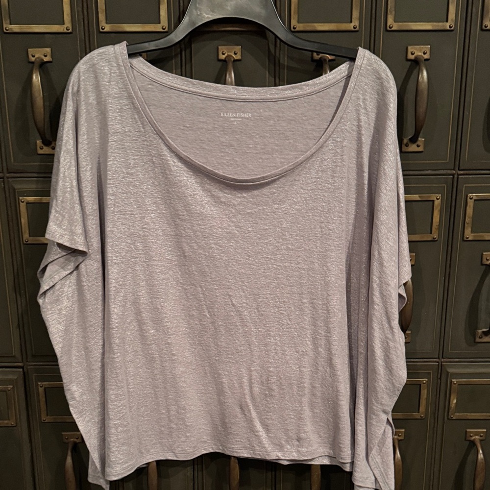Eileen Fisher Metallic top